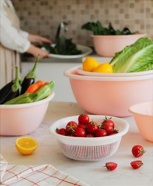 سرویس های آبکش و لگن عرفان  ۴ پارچه لئون پلاستیک