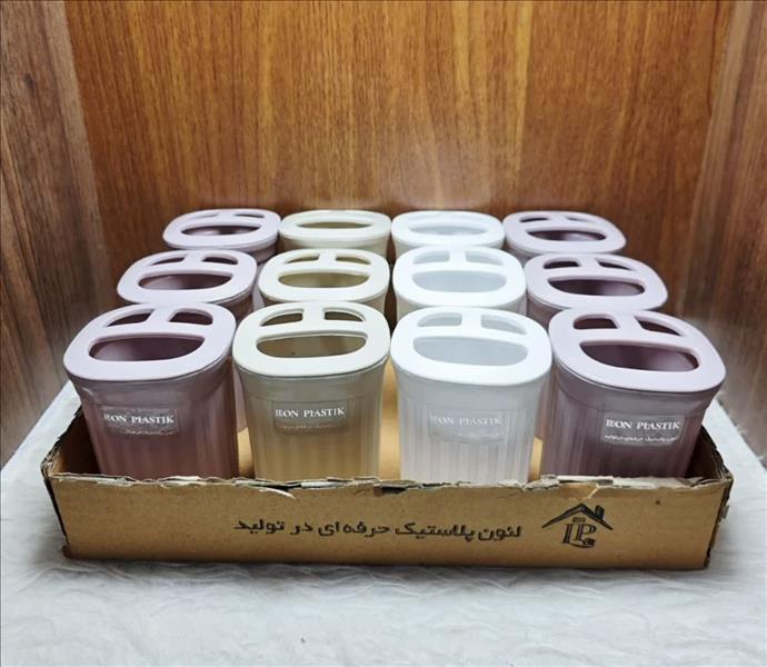 جا مسواکی تکی گرافیک لئون پلاستیک